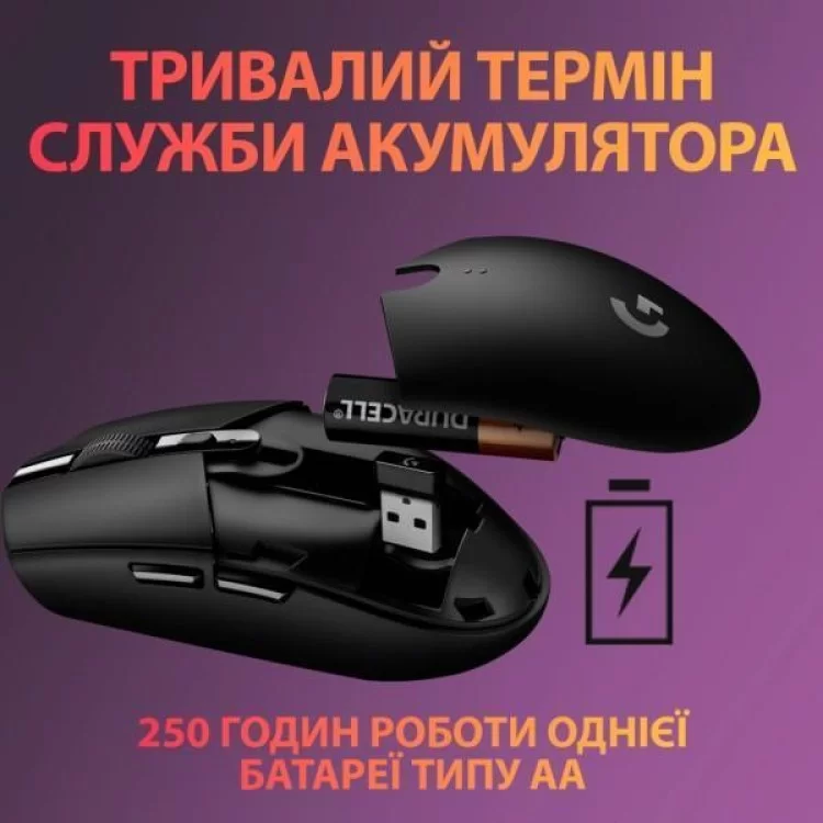 продаем Мышка Logitech G305 Lightspeed Black (910-005282) в Украине - фото 4