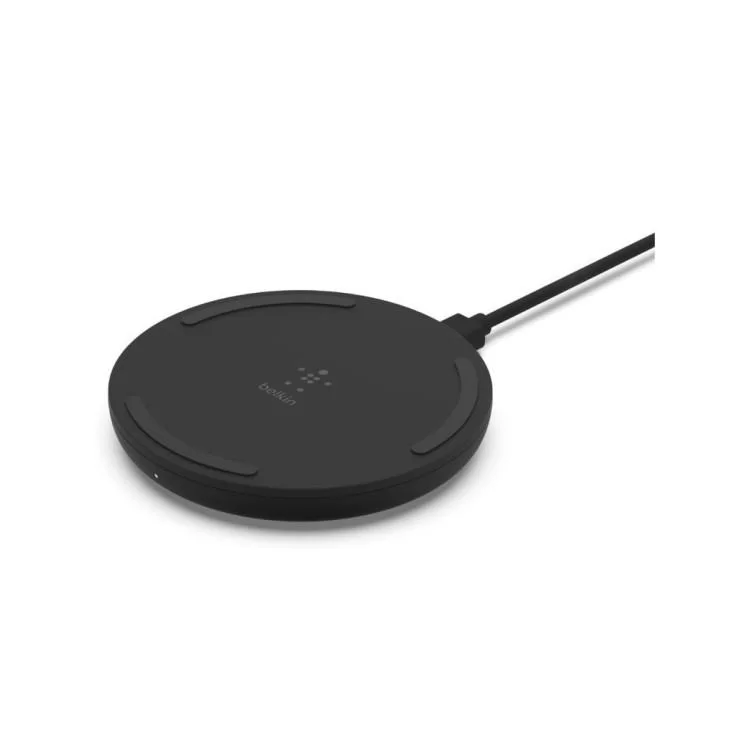 Зарядний пристрій Belkin Pad Wireless Charging Qi, 10W, no PSU, black (WIA001BTBK) ціна 1 938грн - фотографія 2