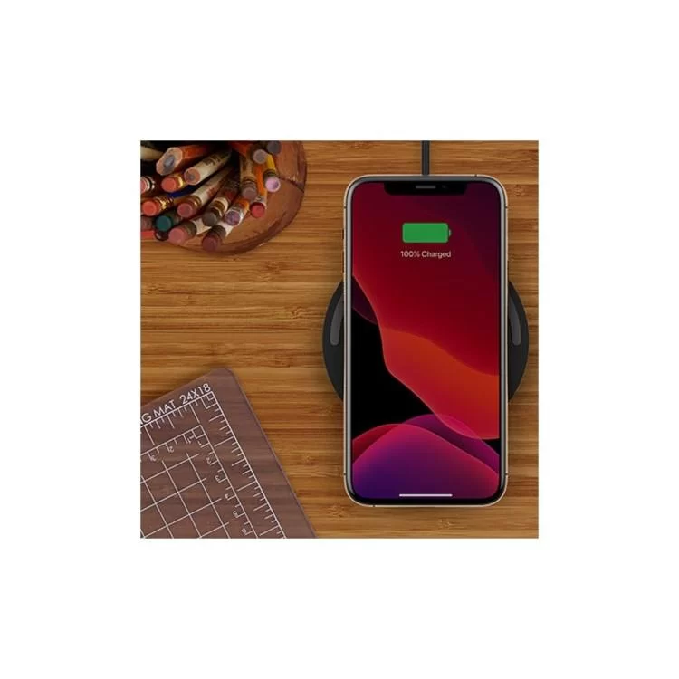 Зарядний пристрій Belkin Pad Wireless Charging Qi, 10W, no PSU, black (WIA001BTBK) характеристики - фотографія 7