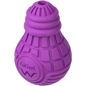 Игрушка для собак GiGwi Bulb Rubber Лампочка резиновая L фиолетовая (2338)