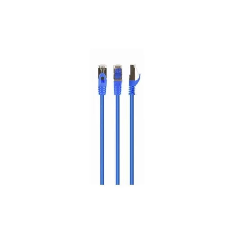 Патч-корд 10м S/FTP Cat 6A CU LSZH blue Cablexpert (PP6A-LSZHCU-B-10M)