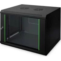 Шкаф настенный Digitus Wall Mounting Dynamic Basic 19" 7U 600x600, RAL 9005 (DN-1907U-6/6-EC-SW)