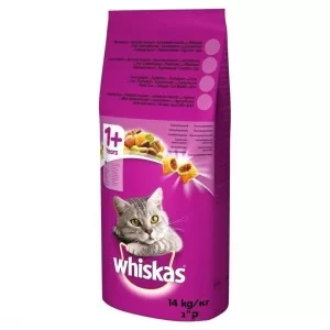 Сухий корм для кішок Whiskas з тунцем 14 кг (5900951014390)