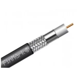 Кабель телевизионный FinMark RG-660, CCS, gel, 100м, black (F660BVF_100_black)