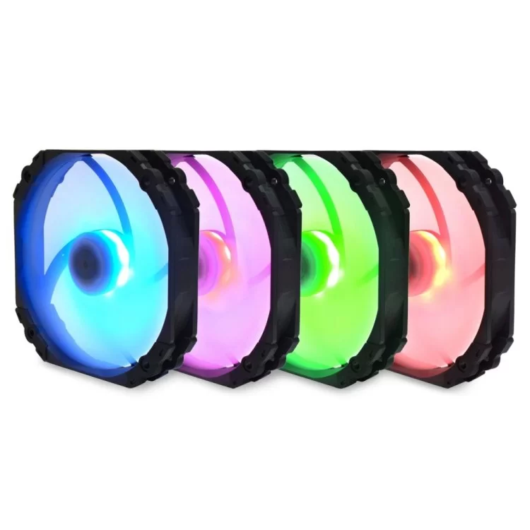 продаємо Кулер до корпусу Scythe Kaze Flex 140 mm Round RGB PWM (KF1425FD18R-P) в Україні - фото 4