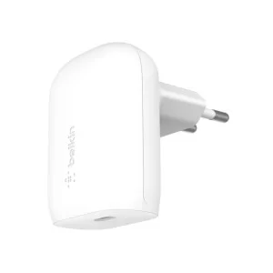 Зарядний пристрій Belkin 30W USB-С GAN PD PPS white (WCA005VFWH)