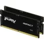 Модуль памяти для ноутбука SoDIMM DDR5 32GB (2x16GB) 5600 MHz Impact Black Kingston Fury (ex.HyperX) (KF556S40IBK2-32)