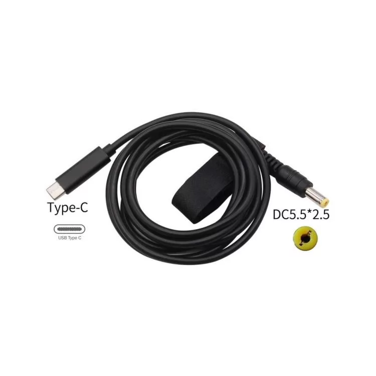 Кабель живлення USB Type-C to DC-5.5-2.5 XoKo (XK-DC5525) ціна 587грн - фотографія 2