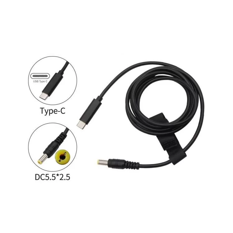 в продажу Кабель живлення USB Type-C to DC-5.5-2.5 XoKo (XK-DC5525) - фото 3