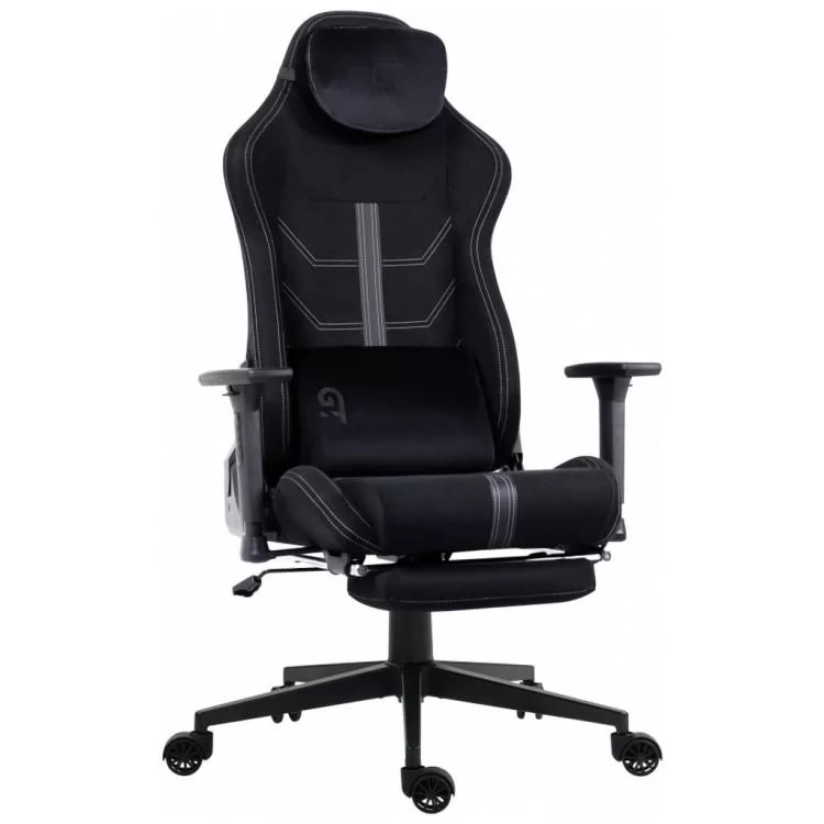 Кресло игровое GT Racer X-2309 Black (X-2309 Fabric Black) цена 11 898грн - фотография 2