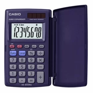 Калькулятор Casio HS-8VERA-WA-EP, чорний (CALC-CAS-HS-8VERA-WA)