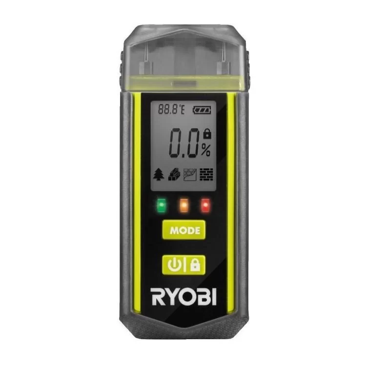 Влагомер Ryobi RBPINMM1 древесина/штукатурка/бетон ±2% (5133005032) цена 4 078грн - фотография 2