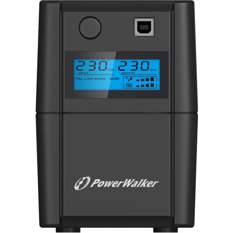 Источник бесперебойного питания PowerWalker Basic VI 850 SHL (10120096) цена 7 676грн - фотография 2