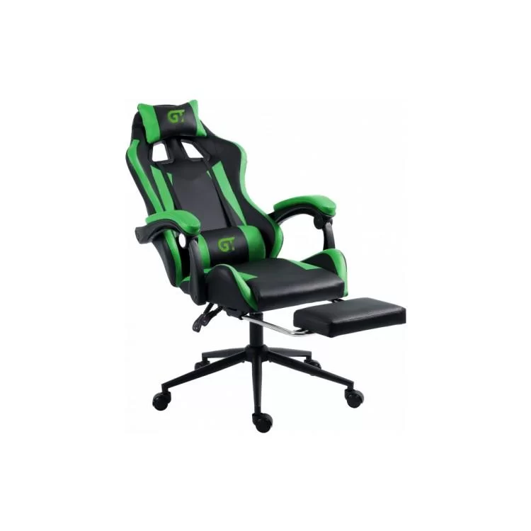 продаємо Крісло ігрове GT Racer X-2323 Black/Green в Україні - фото 4