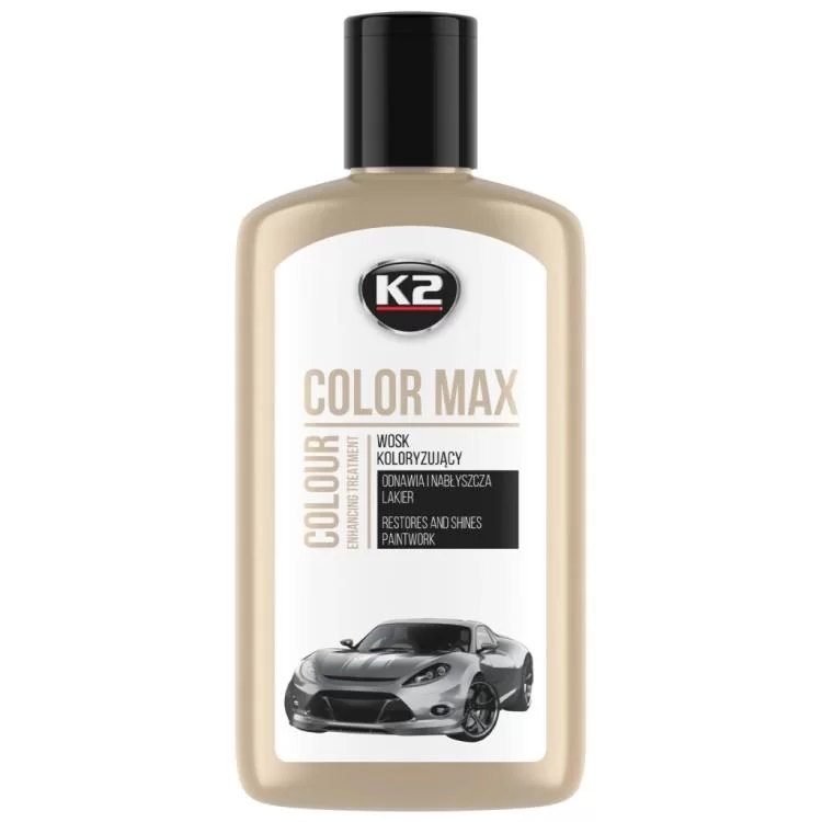 Автополіроль K2 Color Max білий 250 мл (K020WHITE)