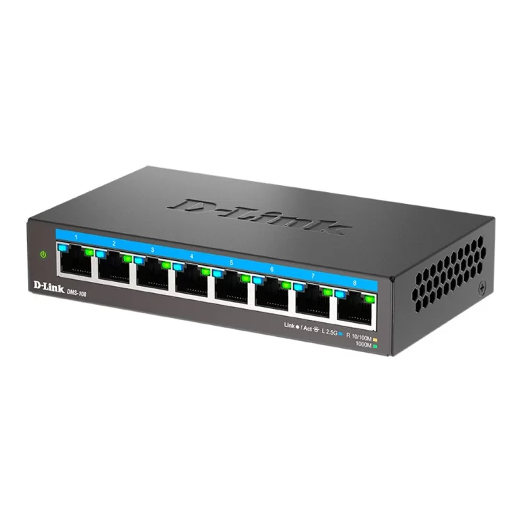 Комутатор мережевий D-Link DMS-108