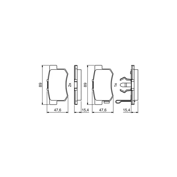 продаем Тормозные колодки Bosch 0 986 494 233 в Украине - фото 4