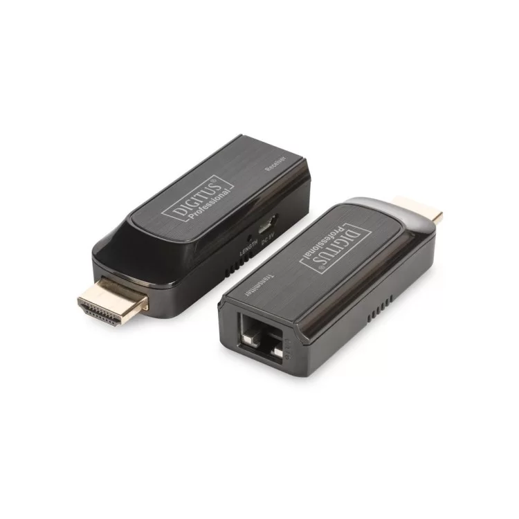 в продажу Адаптер mini HDMI extender over UTP 50m USB-powered Digitus (DS-55203) - фото 3