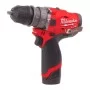 Шуруповерт Milwaukee M12 FPDX-202X, 37Нм, 2x2Ач, 2 насадки, кейс (4933464136)