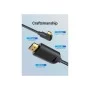 Кабель мультимедийный USB-C 3.1 to HDMI 1.5m 90° 4K 60 Гц PVC Black Vention (CGVBG)