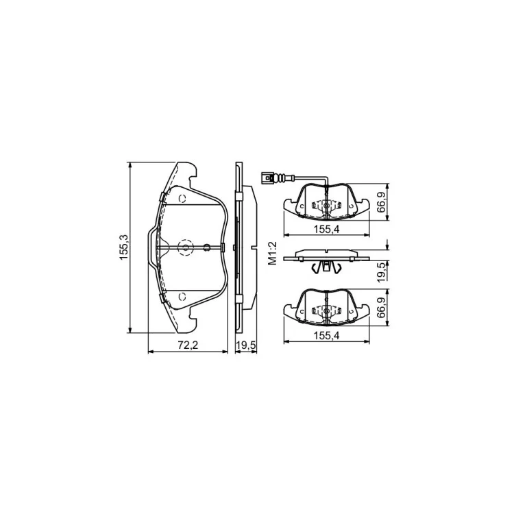 Тормозные колодки Bosch 0 986 494 372 отзывы - изображение 5