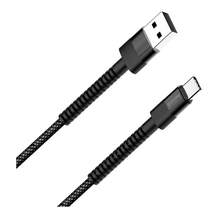 в продаже Дата кабель USB-C to USB-C 1.0m 2.4А black ColorWay (CW-CBUC063-BK) - фото 3