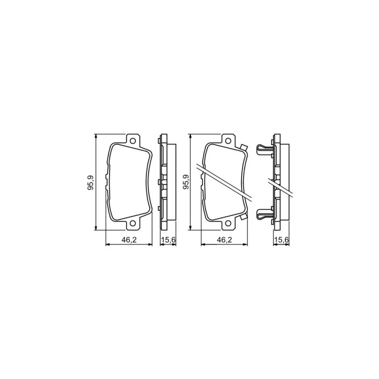 продаем Тормозные колодки Bosch 0 986 494 249 в Украине - фото 4