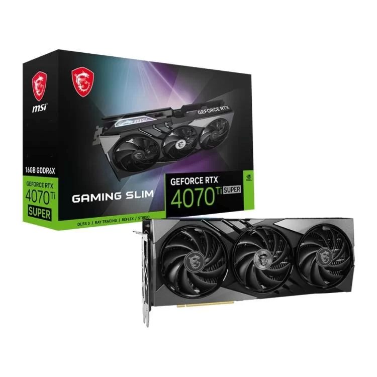 Видеокарта MSI GeForce RTX4070Ti SUPER 16Gb GAMING SLIM (RTX 4070 Ti SUPER 16G GAMING SLIM) отзывы - изображение 5