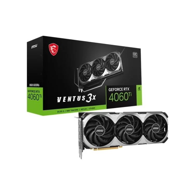 Відеокарта MSI GeForce RTX4060Ti 8Gb VENTUS 3X OC (RTX 4060 Ti VENTUS 3X E 8G OC) відгуки - зображення 5