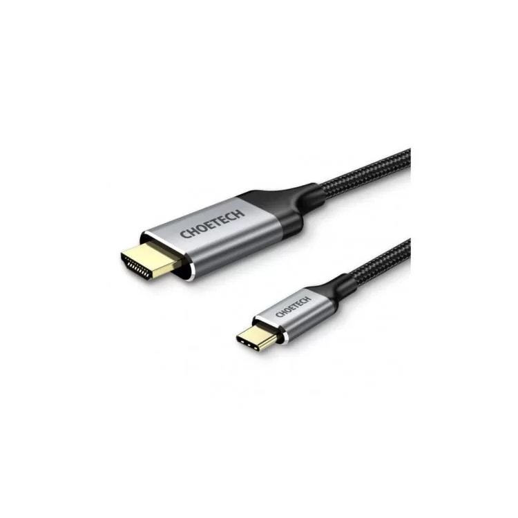 Кабель мультимедійний USB-C to HDMI 1.8m 4K 60Hz Choetech (CH0021-BK) ціна 1 112грн - фотографія 2