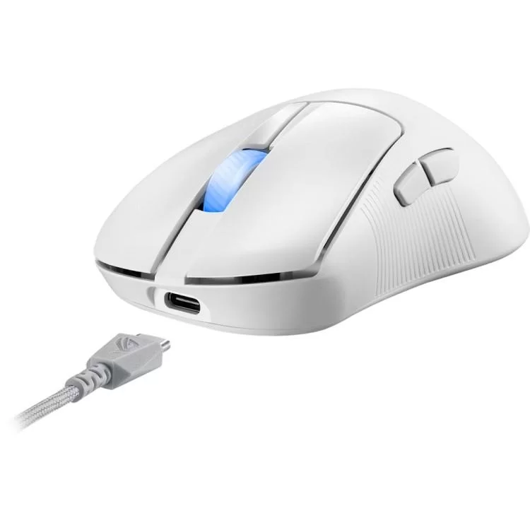 Мишка ASUS ROG Keris II WL ACE Wireless/Bluetooth/USB White (90MP03N0-BMUA10) - фото 9