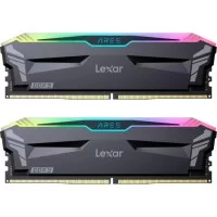 Модуль памяти для компьютера DDR5 32GB (2x16GB) 6400 MHz Ares RGB Black Lexar (LD5EU016G-R6400GDLA)