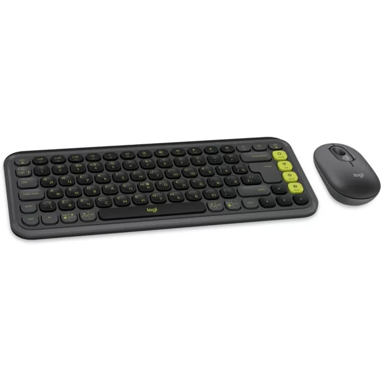 Комплект Logitech POP Icon Combo Bluetooth UA Graphite (920-013156) цена 5 948грн - фотография 2