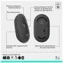 Комплект Logitech POP Icon Combo Bluetooth UA Graphite (920-013156)