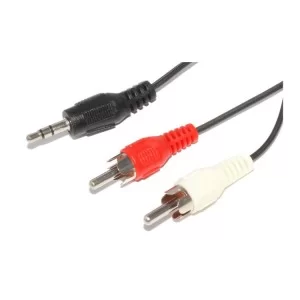 Кабель мультимедийный Jack 3.5mm папа/2RCA папа Atcom (10708)