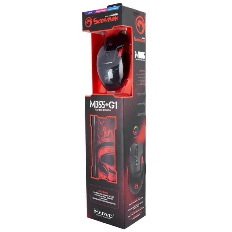 Мышка Marvo M355+G1 USB Black (M355+G1) инструкция - картинка 6