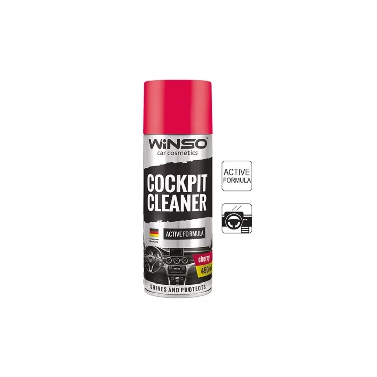 Автополироль WINSO Cockpit Cleaner вишня 450ml (840590)