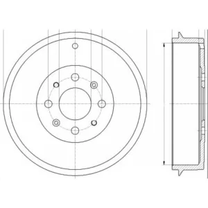 Тормозной барабан Bosch 0 986 477 208