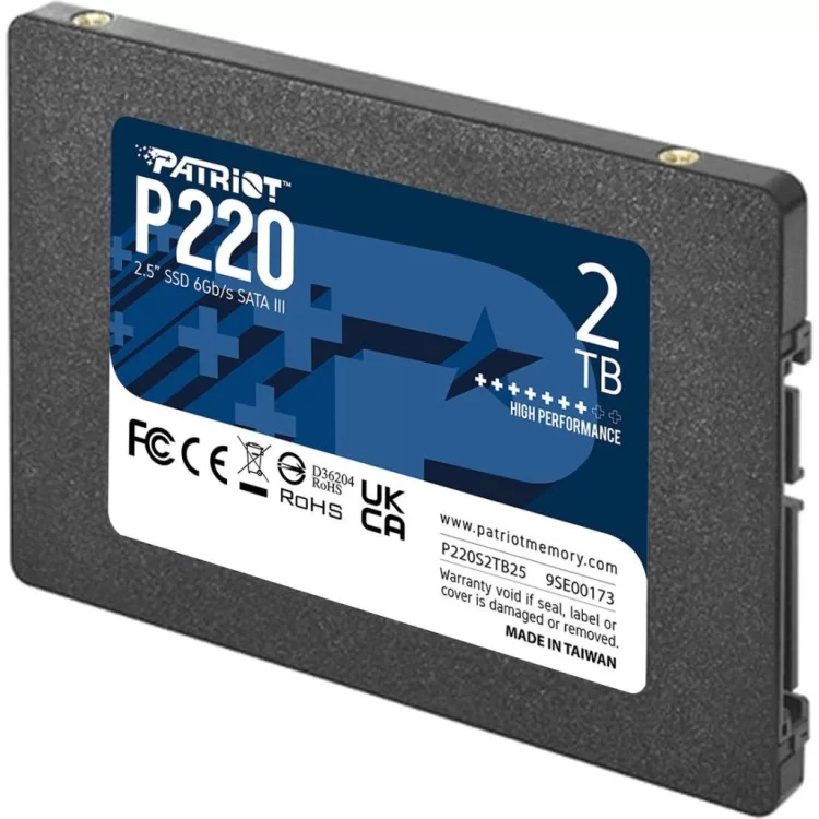 Накопичувач SSD 2.5" 2TB P220 Patriot (P220S2TB25) ціна 7 529грн - фотографія 2