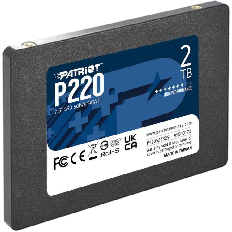 в продажу Накопичувач SSD 2.5" 2TB P220 Patriot (P220S2TB25) - фото 3