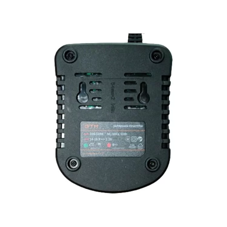 в продажу Зарядний пристрій для акумуляторів інструменту GTM Ch18V/2,2А, 18В, 2,2А, 55Вт (Ch18V/2,2А) - фото 3