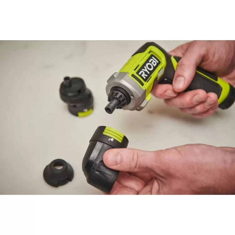 Отвертка аккумуляторная Ryobi RSD4-120T 4В, USB, Lithium, 1х2Ah, 5Нм, 200об/мин, кейс, 10 насадок (5133006210) инструкция - картинка 6