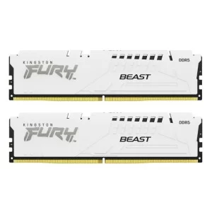 Модуль памяти для компьютера DDR5 64GB (2x32GB) 6000 MHz Beast White EXPO Kingston Fury (ex.HyperX) (KF560C30BWEK2-64)