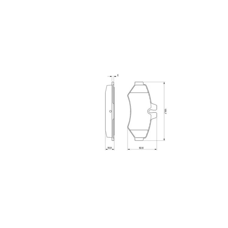 Гальмівні колодки Bosch 0 986 424 516 ціна 998грн - фотографія 2