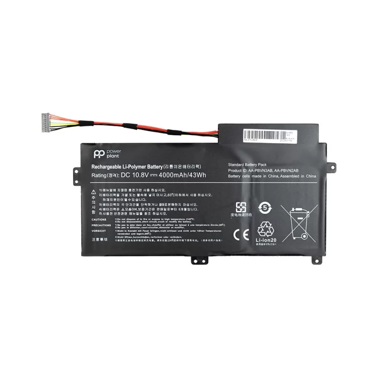 Акумулятор до ноутбука Samsung 370R (AA-PBVN3AB) 10.8V 4000mAh PowerPlant (NB490080)