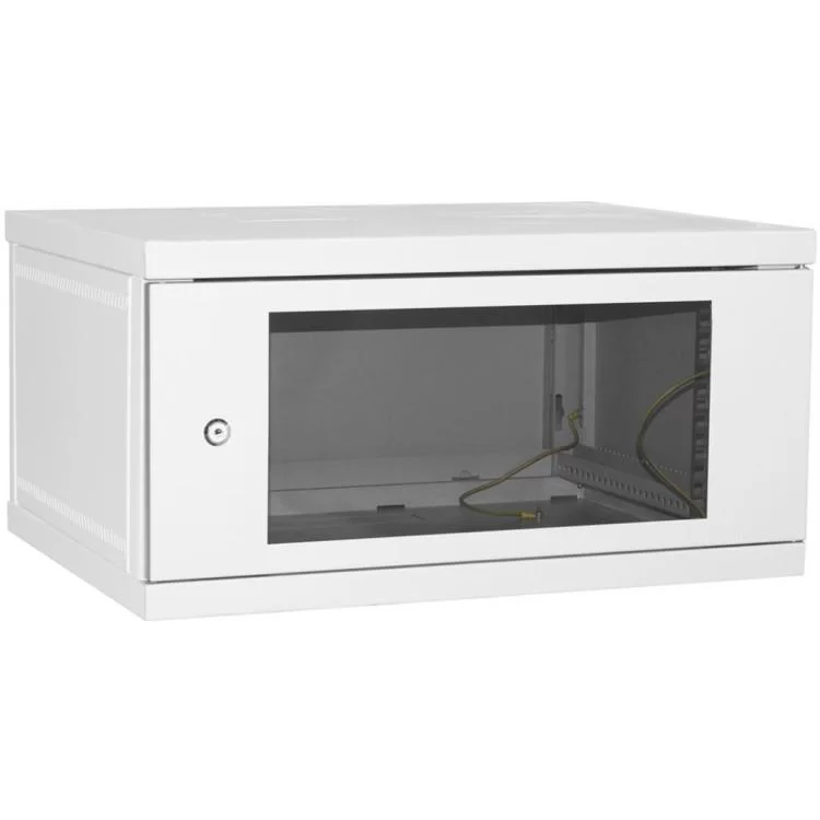 Шафа настінна Ipcom 6U, 600*600, RAL7035 (СН-6U-060х060-ДС-7035) Шафа настінна Ipcom 6U, 600*600, RAL7035 (СН-6U-060х060-ДС-7035)