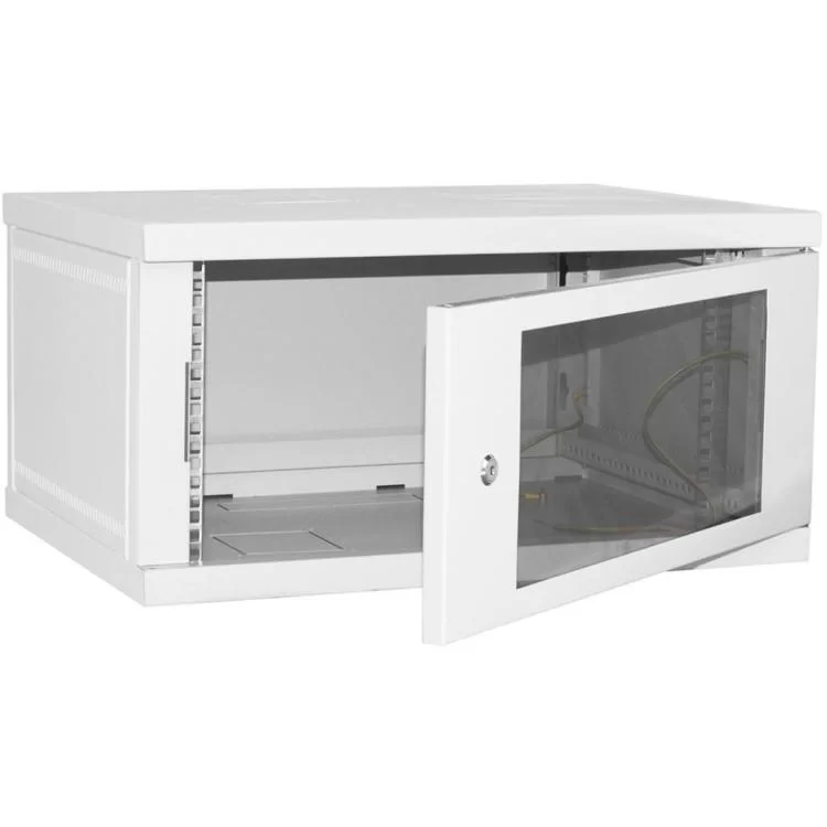 Шафа настінна Ipcom 6U, 600*600, RAL7035 (СН-6U-060х060-ДС-7035) - фотографія 2