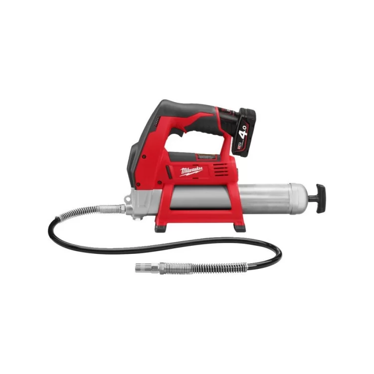 Шприц для мастила Milwaukee M12 GG-401B, Li-Ion 4Ah\ (4933441675) ціна 15 732грн - фотографія 2