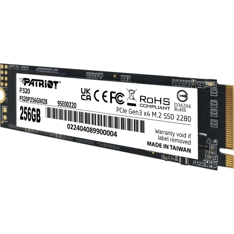 в продажу Накопичувач SSD M.2 2280 256GB Patriot (P320P256GM28) - фото 3