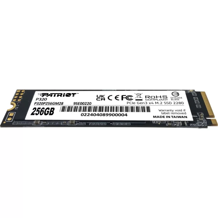 продаємо Накопичувач SSD M.2 2280 256GB Patriot (P320P256GM28) в Україні - фото 4